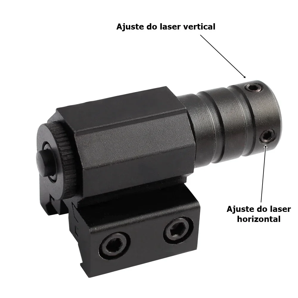 Laser Sight Mini Red Dot 635-655nm Adjustable 11mm/20mm Rail Mount Hunting Rifle Scope Pistol Gun Sight