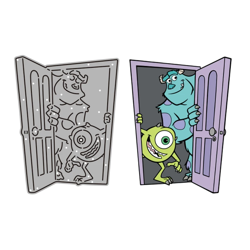 Monsters Inc Door Coloring Page