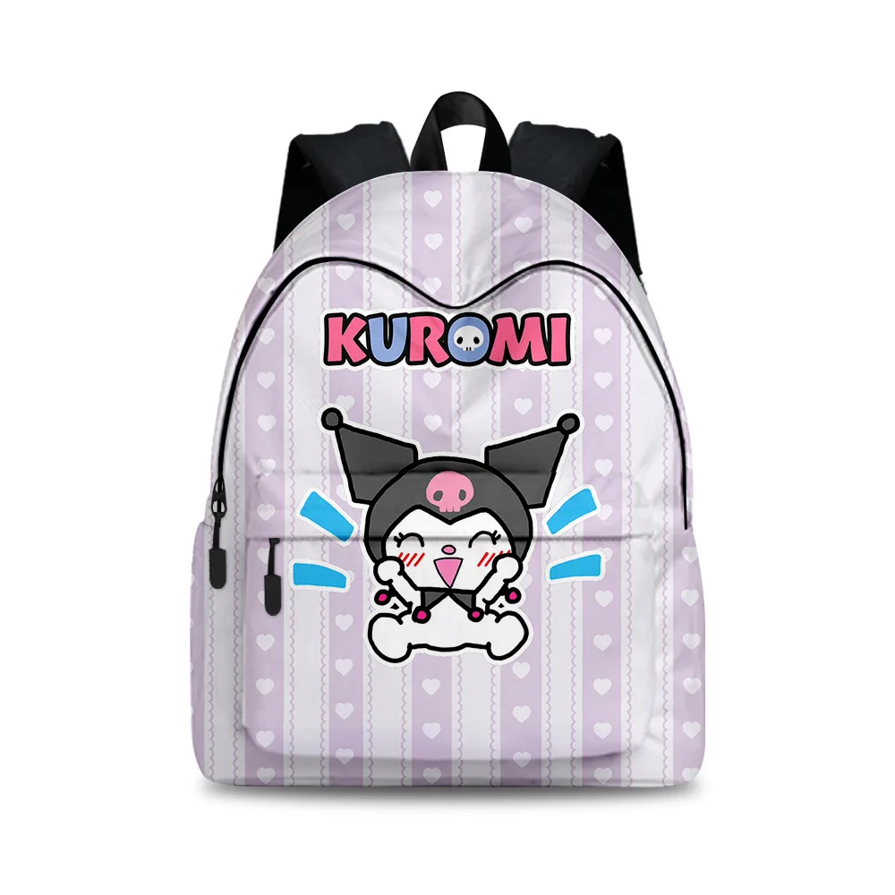 

Sanrio Anime My Sanrio Kuromi Cinnamoroll Student Backpack Lightweight Rucksack Kids Kawaii Travel Bag Boys Girls Birthday Gift