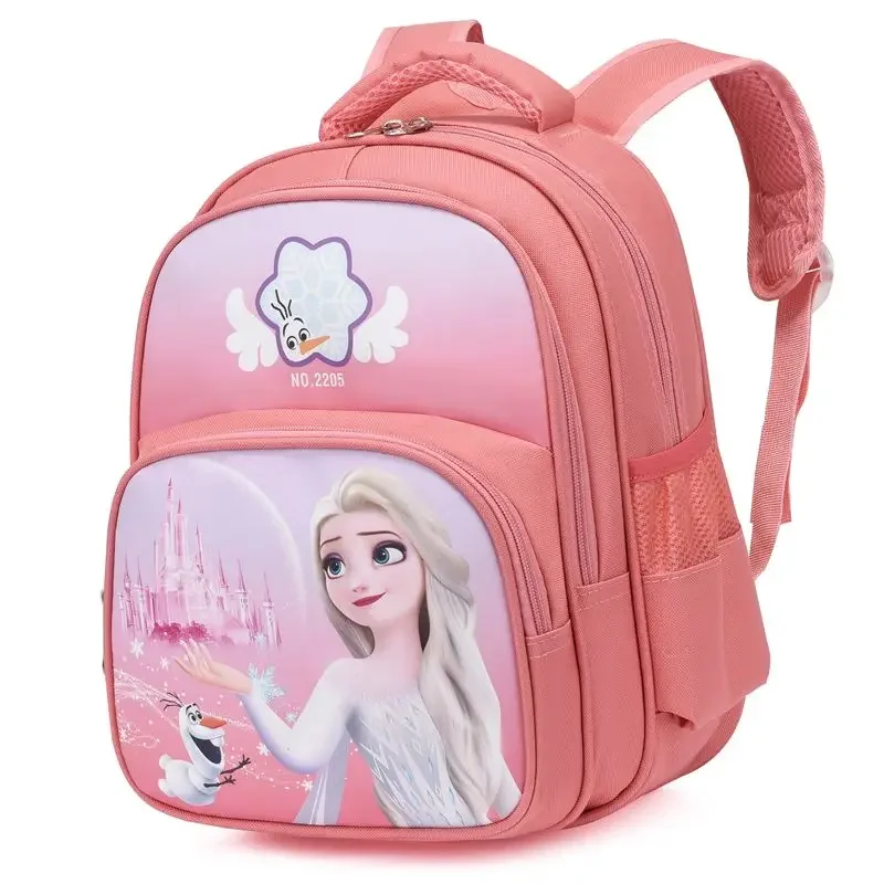 Disney cartoon Spider-Man frozen Kids Backpack Schoolbag Girl  Cute Backpack Bag 3
