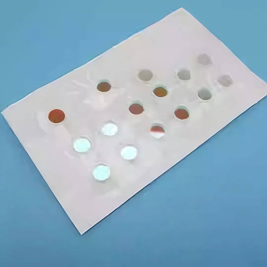 610nm 협대역 필터 적색광 광학 필터 중심파장 10nm 유리 코팅 얼굴 인식을 위한 높은 투과율