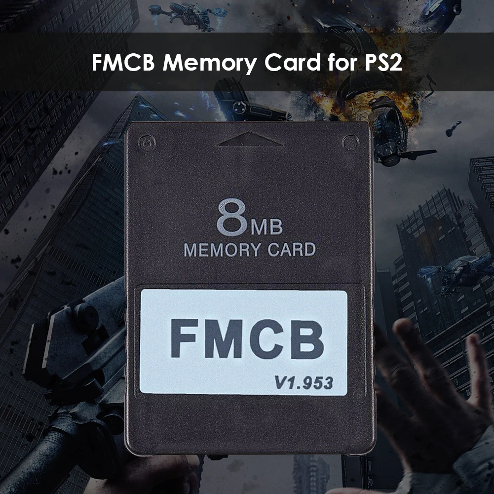 FMCB v1.966 Memory Card for Sony PS2 Game Console 8MB/16MB/32MB/64MB Free McBoot Game Saver for Playstation2 Fat Consoles