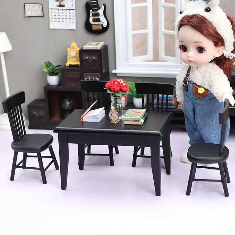 Atyhao Mini Sedia In Legno Scala 1:12 Per Casa Delle Bambole Arredo In Miniatura Accessorio Decorativo
