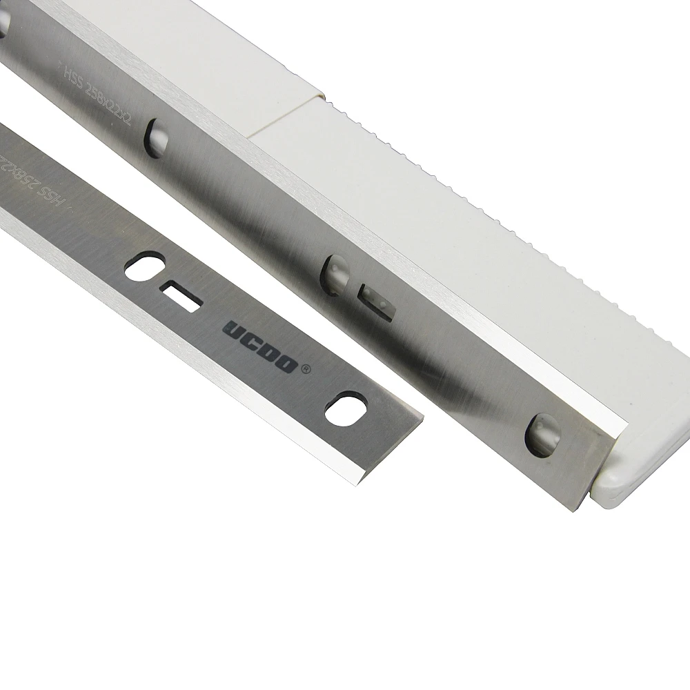Planer Blades 1 Pair HSS Planer Blade 258x22x2mm Thickness Planer Knife Spare Part For Scheppach HMS1070 Bernardo PT-250