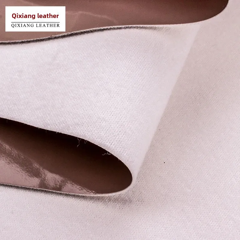 Soft Hard PU Leather Caviar Pattern Mirror Surface Fabric for Bag Packaging Decorative Leather Material Elastic Painted