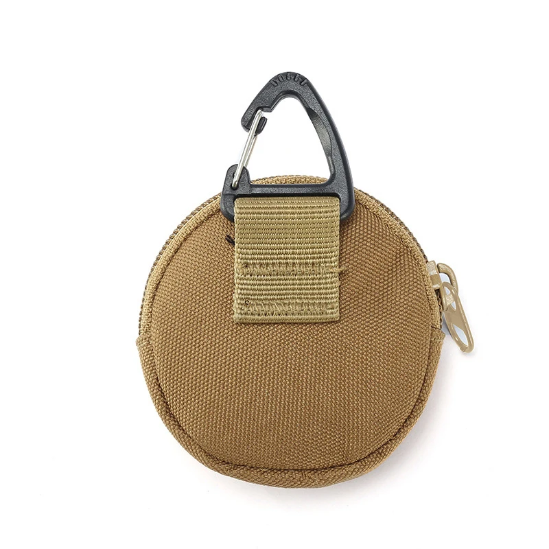 Outdoor Key Wallet Storage Bag with USB Cable for Men