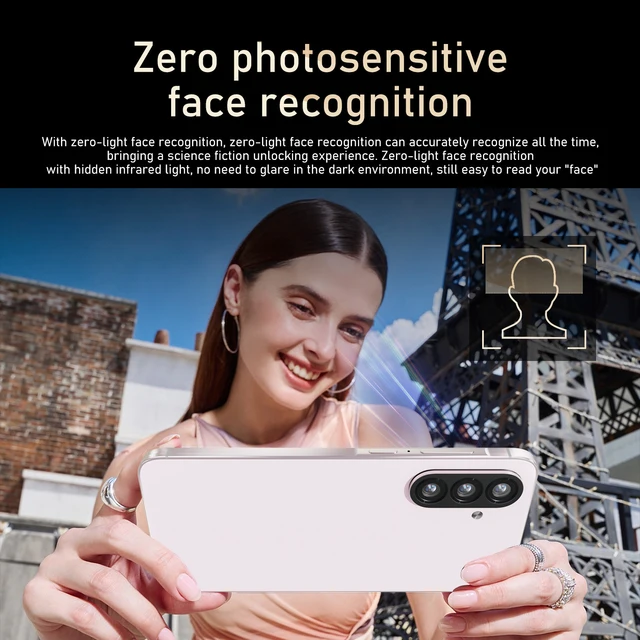 FUFFI-A56,Smartphone6.63 inch,8+128GB ROM,4G Network,Android 12.0 , 16+32MP Camera,Mobile phones,Dual SIM,6800mAh,Cellphones - Image 4