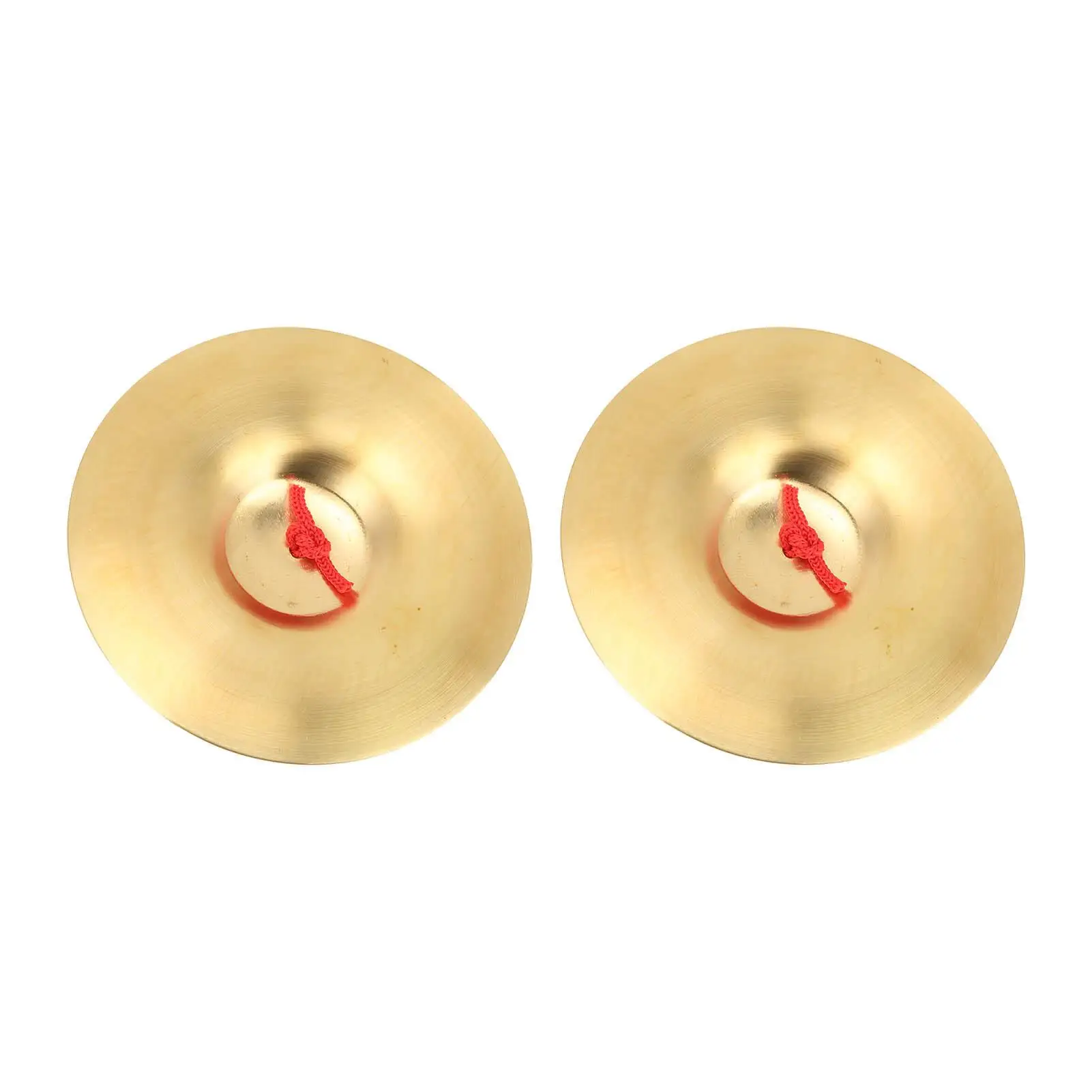 1 Pair Brass Gong Cymbal Percussion Instrument Educational Tool for Early Learning