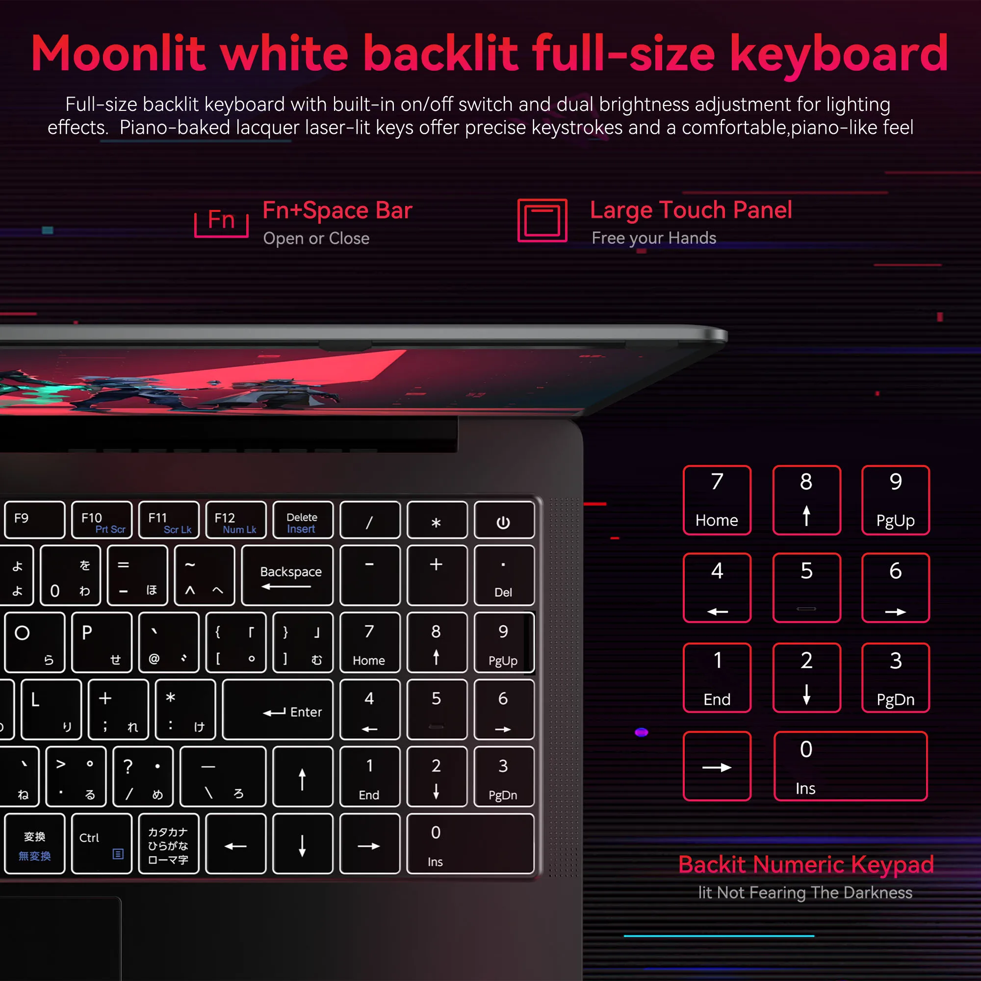 ACEMAGIC LX15Pro Laptop AMD Ryzen 7 5700U Radeon RX Vega 8 Graphics 15.6“FHD Display 16GB RAM 512GB NVMe SSD Laptop Computer 5