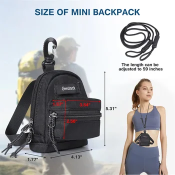 Geestock Elegante mini portamonete Donna Uomo Viaggio contanti/porta carte Organizer Portamonete con cerniera in metallo Portafoglio portachiavi ultra sottile