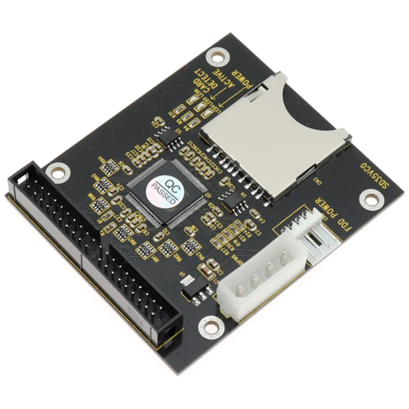 

SD Memory Card To 3.5" 40Pins Male IDE Adapter Big PCB SD-3.5 IDE Secure Digital Converter 5V SD Card Module To IDE3.5 40 Pin