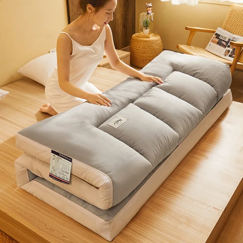 Mattress Topper Tatami Mattress Soft Comfortable Fold Single Double Tatami Mattress Adults Bedroom Thick 10cm Topper Tatami Mattress Twin Queen King Size Mats mattress topper tatami mattress