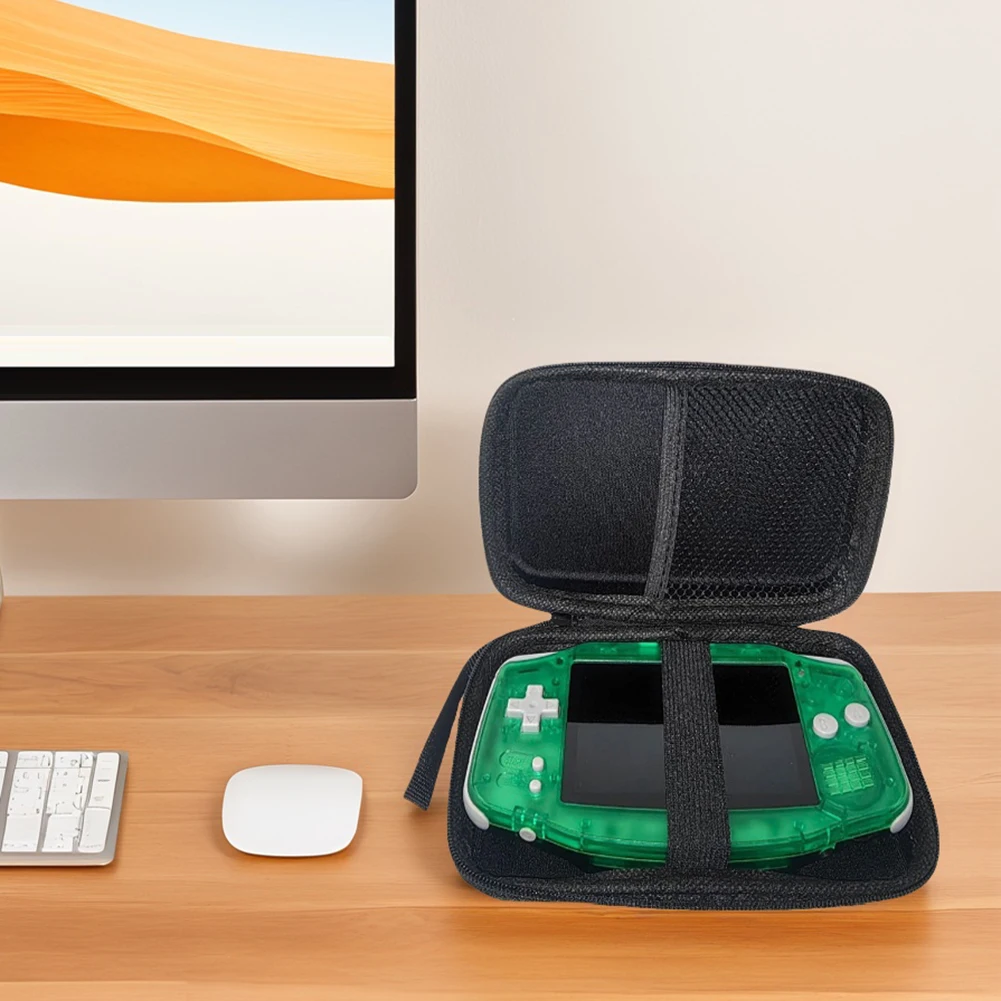 for Anbernic Carrying Case Anti-scratch Protection Bag Storage Bag with Mesh Pocket for Anbernic RG34XX/K36/R36S/R35S Case