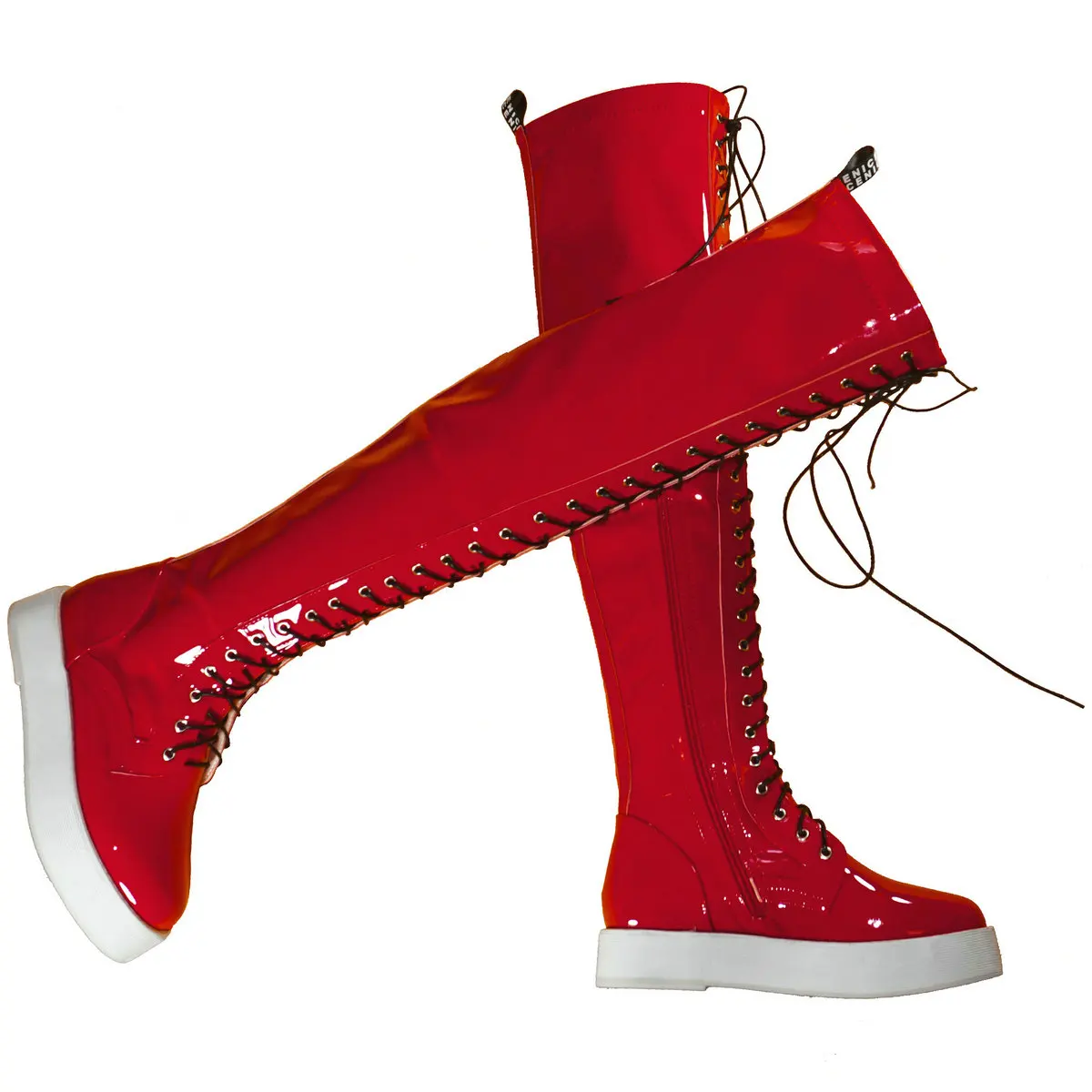 Plateau-Pumps, Größe 48, Schuhe für Damen, Übergröße 49, Lackleder, Overknee-hohe Stiefel, Größe 47, klobige Turnschuhe, große Größe 50 Schuhe – Detail 7