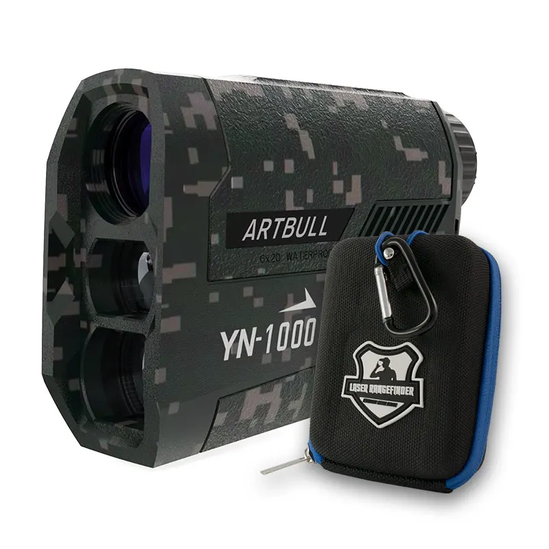 ARTBULL Laser Golf Rangefinder Hunting 1000m, Outdoor 650m Telescope Flag Lock Slope Pin Distance Meter Monocular