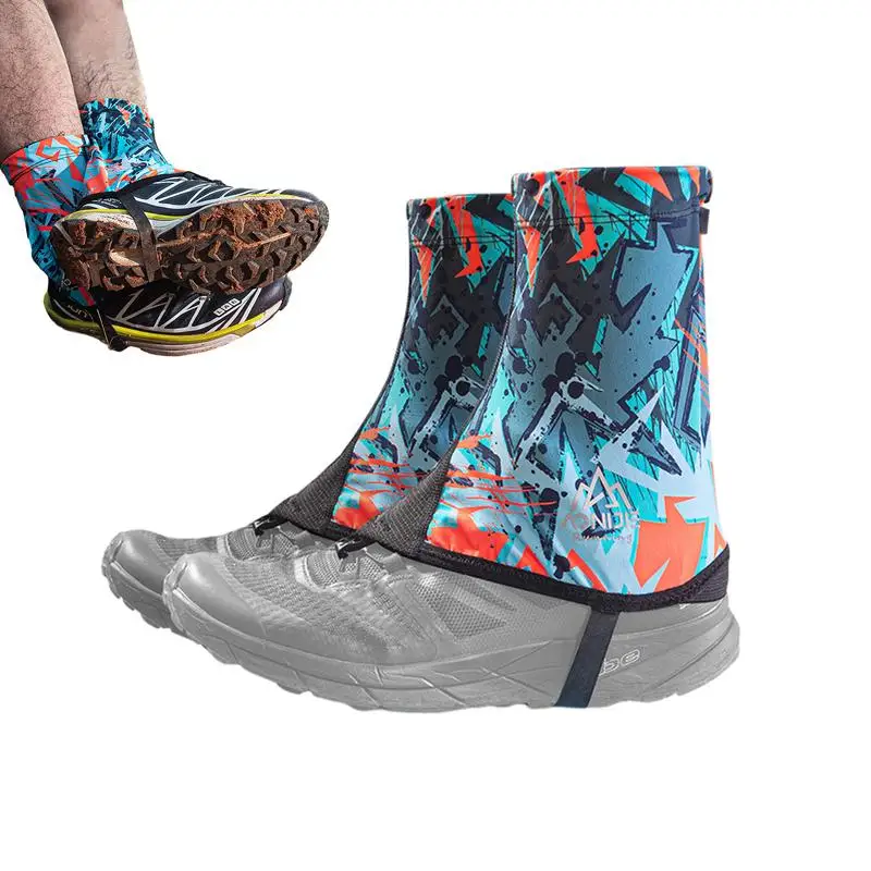 

Hiking Leg Gaiter 2pcs Snow Boot Gaiters Hiking Shoe Covers Flexible Outdoor Climbing Gaiter Leggings Hiking Lower Leg Cover For