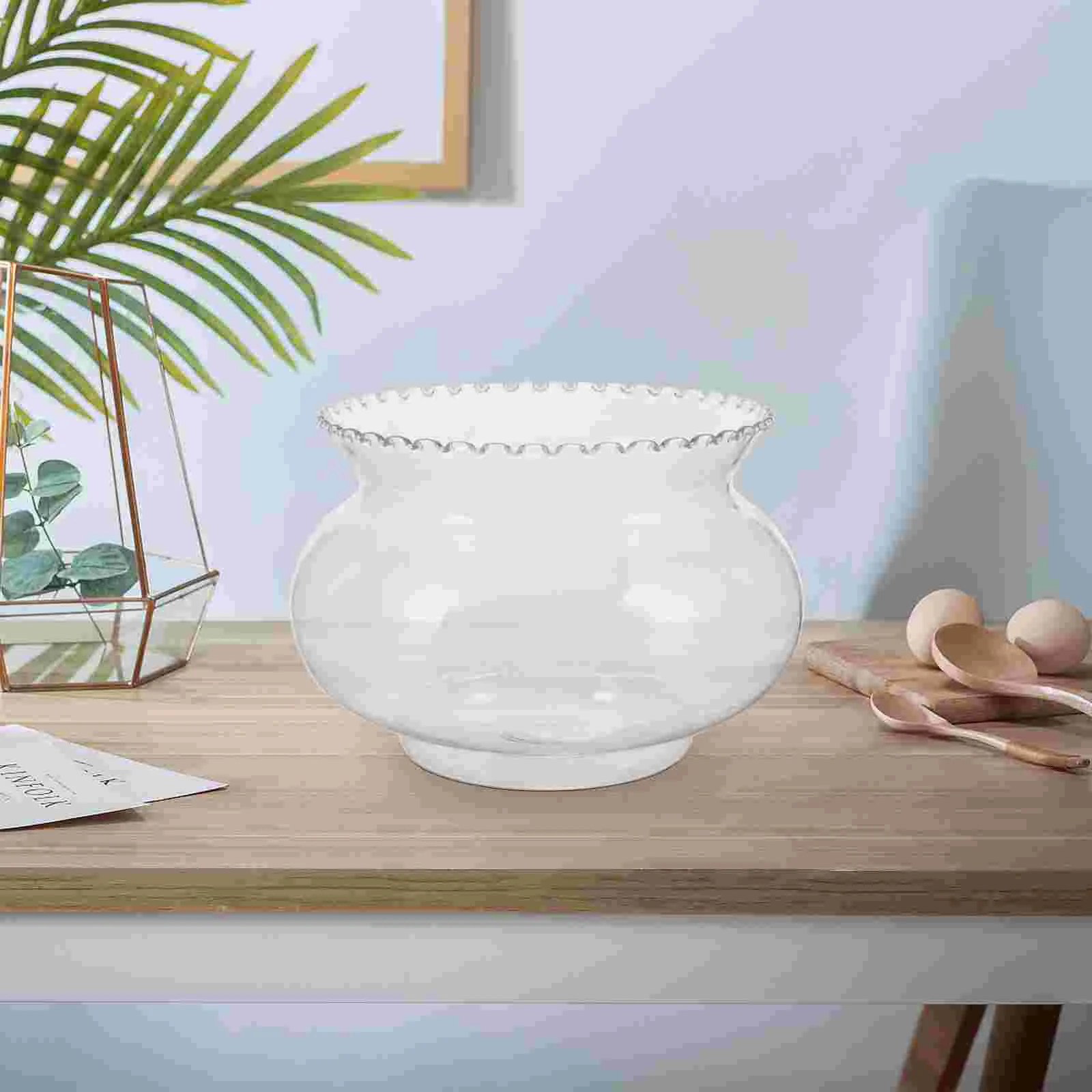 

Unbreakable Fish Bowl Plastic Bubble Bowl Small Betta Fish Tank Clear Desktop Aquarium Hydroponic Planter Pot Shrimp
