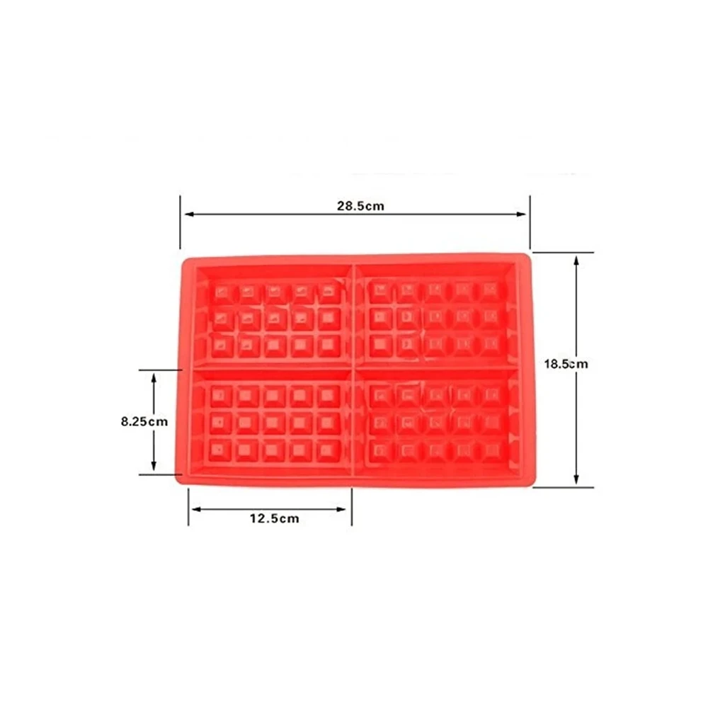 Baking Mould DIY Silicone Waffle Cake Mould Kitchen Bakeware
