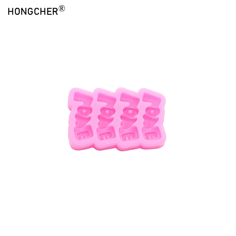 Wirbel Herz Pentagramm Runde Süßigkeiten Silikonform handgemachte DIY Haarspange Materialien Harz Zubehör Bastelform – Detail 22