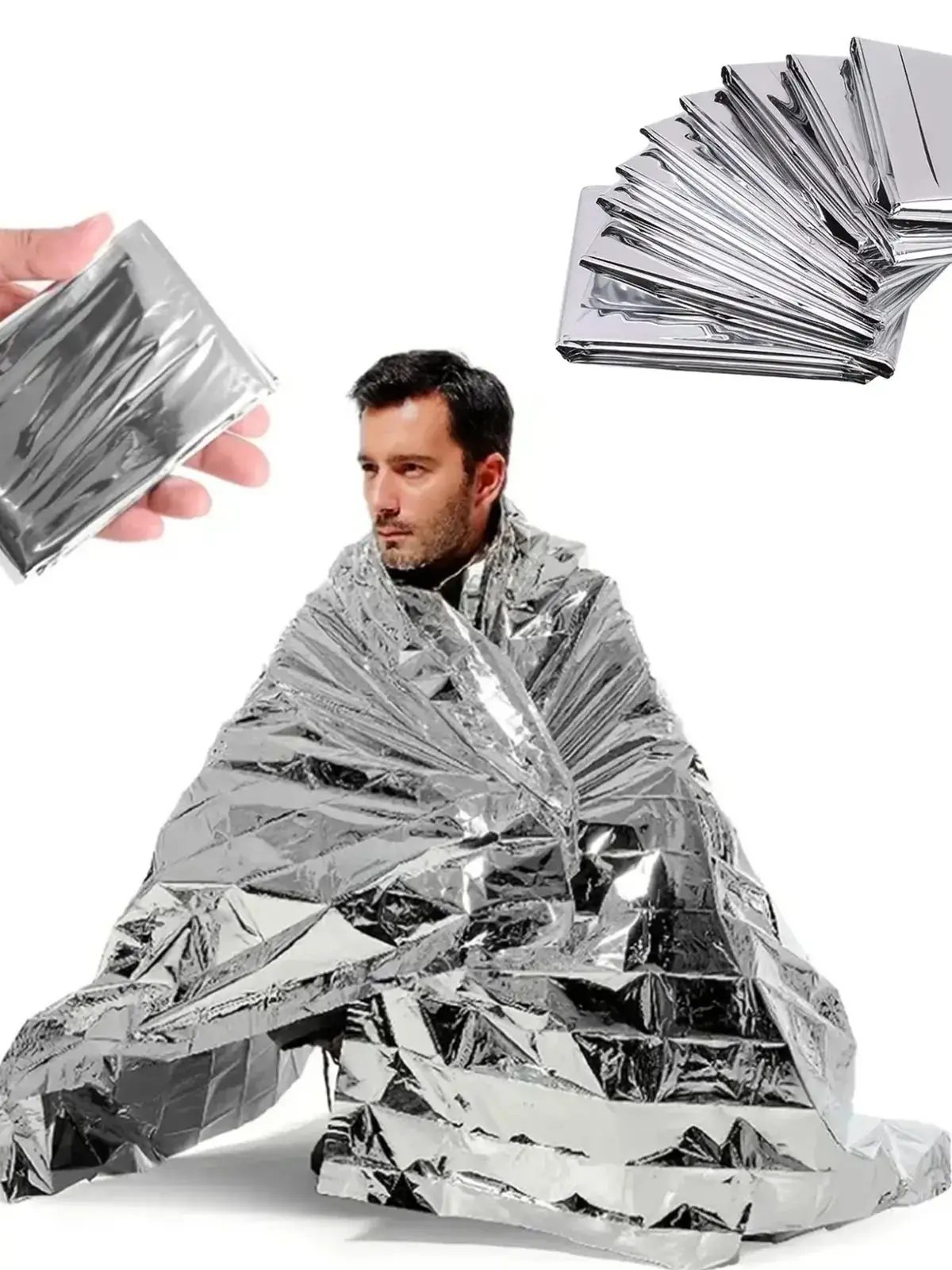 Survival Blanket 160&times;210CM Mylar Thermal Outdoor First Aid