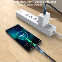 Full function 20Gbps Type C Cable USB3.2 gen2 *2 USB C 20G Data Transfer Cord USB 3 240W Fast Charge Cable 4K For Hub MacBook 3m - Image 4