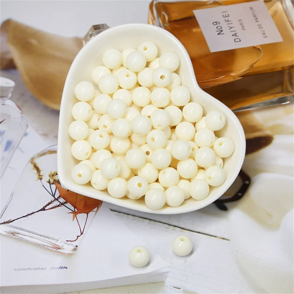 Round Shape Real Color Beads for DIY Crafting and Hand-Soldering