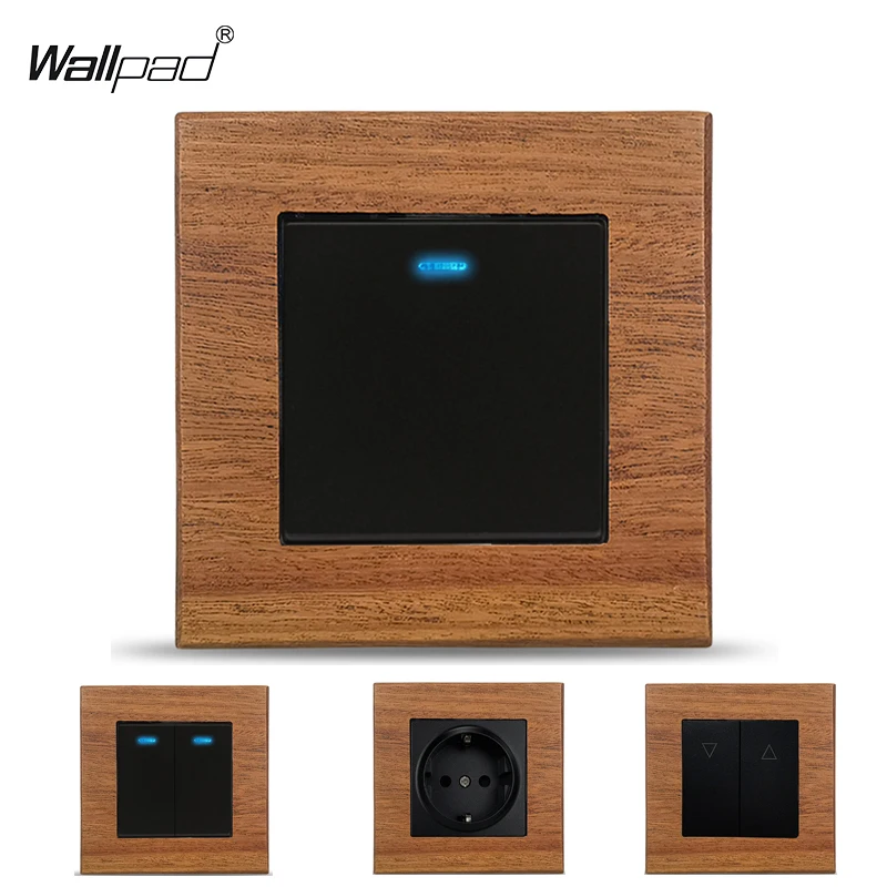 Eu neutrales holz tv ttv satelliten daten rj45 cat6 intermet wand steckdose für runde box – Detail 1