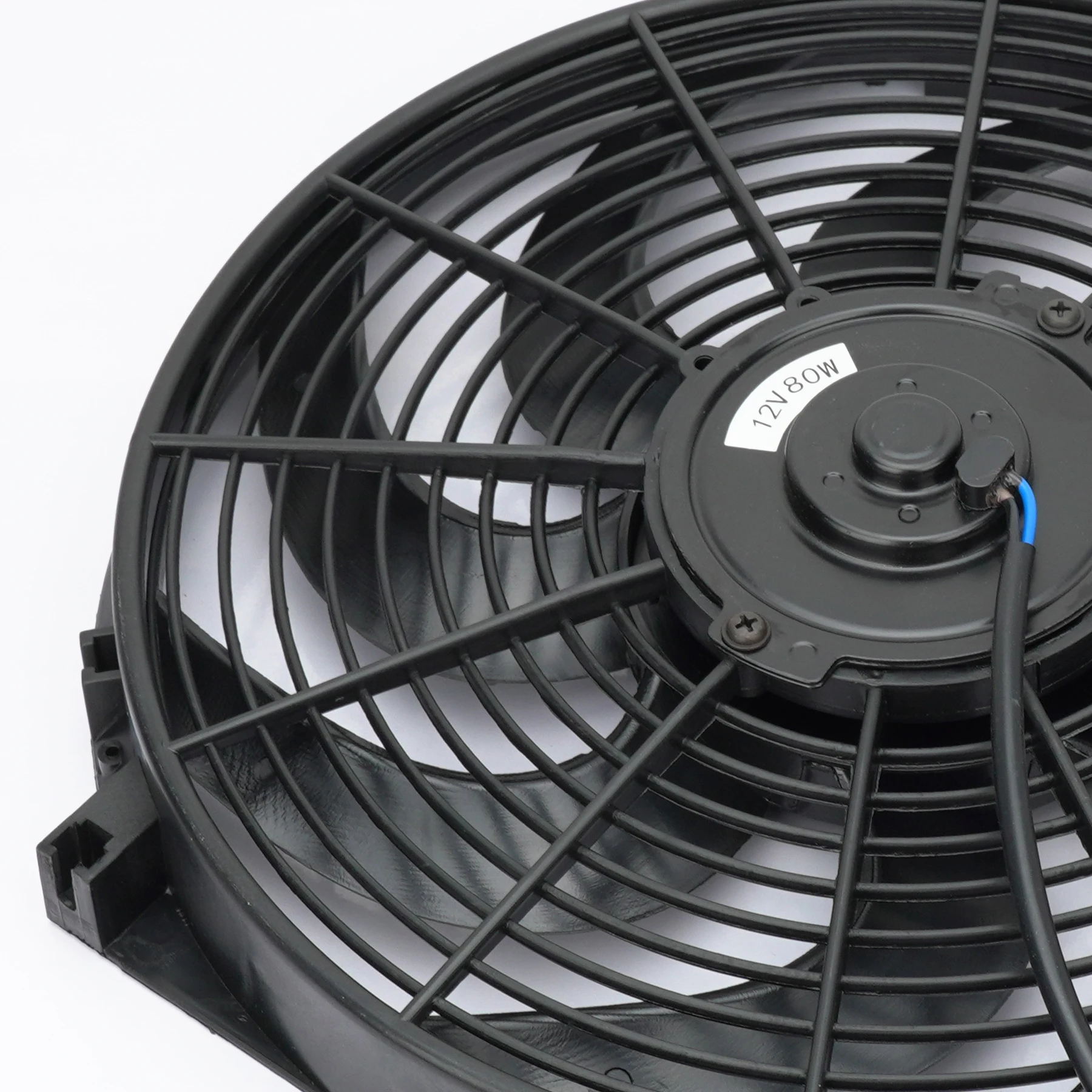 Car 12V Fan 80W Slim Electric Radiator Coolling Fans Push Pull Mount Installation Kit Cooling Systems Universal