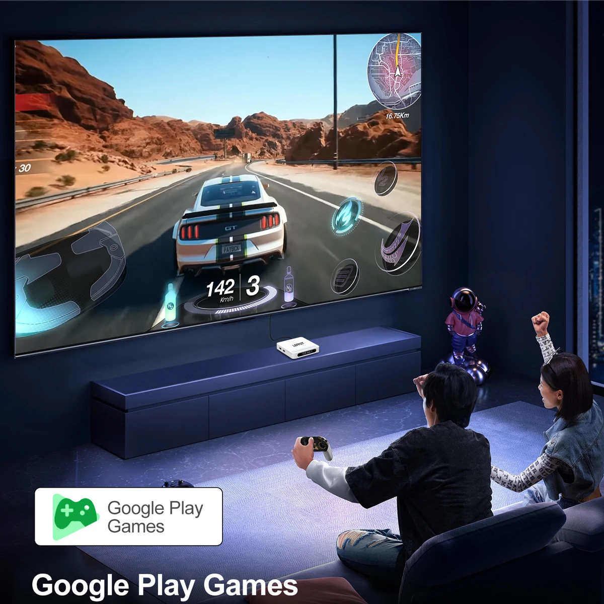 H96MAX H618 PLUS Android 14 Smart TV Box Wifi6 8K Voice Assistant