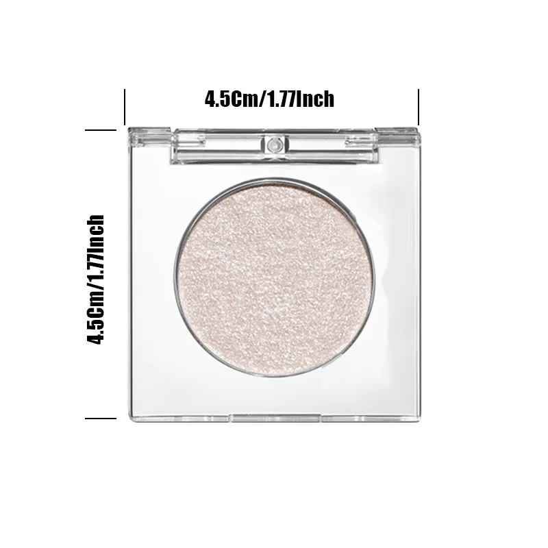 Glitter eyeshadow, single highlighter, highlighter shimmering powder, long lasting metallic shimmer, eyelid and cheekbone makeup 6