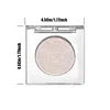 Glitter eyeshadow, single highlighter, highlighter shimmering powder, long lasting metallic shimmer, eyelid and cheekbone makeup 6