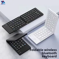 Mini Teclado Plegable Inalámbrico Bluetooth Delgado Recargable para iOS, Windows y Android - MINGCVIL