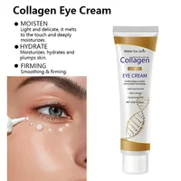 Crème pour les yeux au collagène, soin Anti-cernes, sacs pour les yeux, raffermissant, hydratant, soin pour les yeux 4