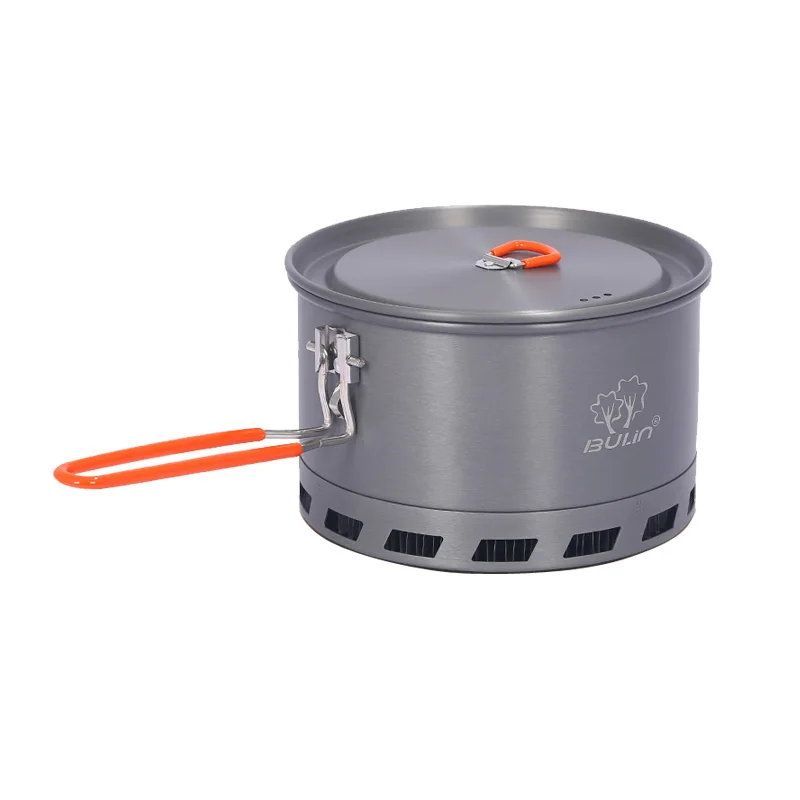 Bulin 2L Aluminum Alloy Ultralight Outdoor Camping Cookware Pot Utensil Cooking Picnic Tableware camping cutlery portable tableware camping cookware portable cutlery outdoor pot titanium tableware