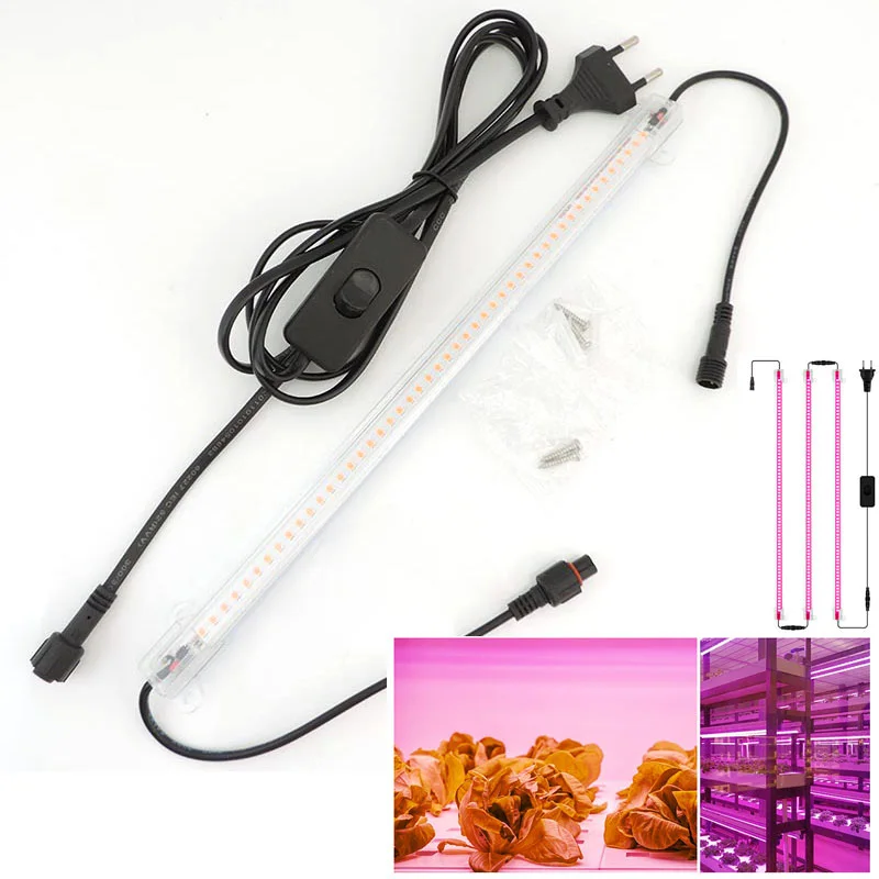30Cm Led Pianta Fiore Coltiva Tubo Lampada Tenda Scatola Luce Crescente Serra 220V Hydro Phyto Lampada Kit Rosa Veg Coltivazione Indoor T
