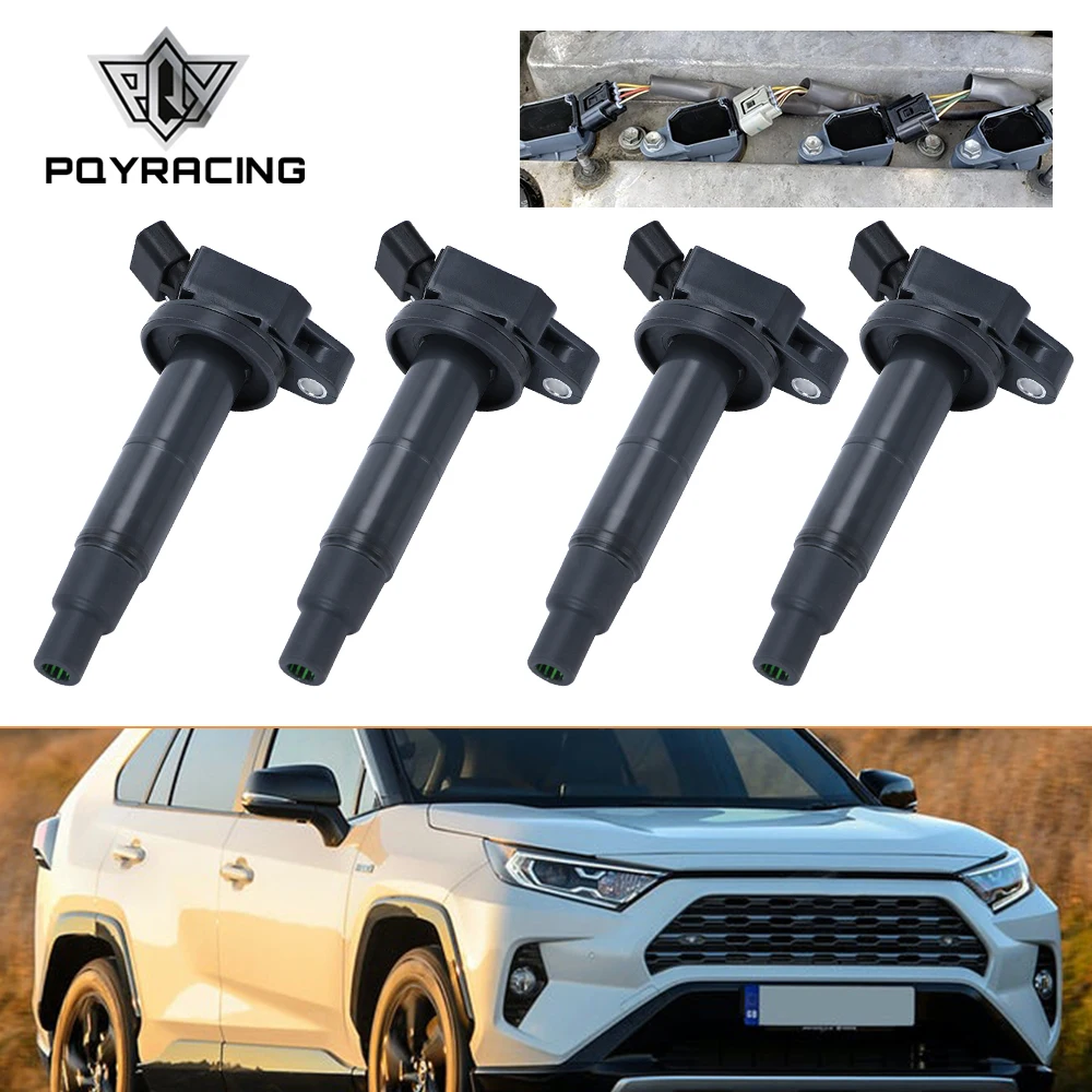 4pcs High Performance Engine Ignition Coil Set For 0215 Toyota Corolla