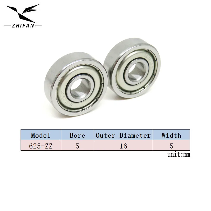 Premium 10-Pack Miniature Deep Groove Ball Bearings - 5x16x5 mm, ABEC5 Rated