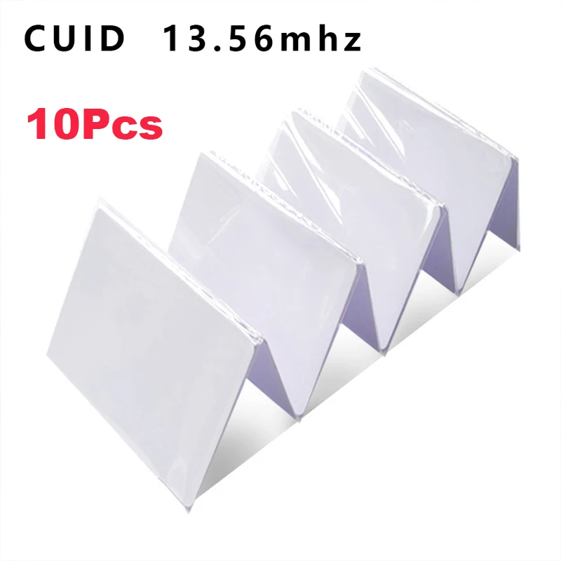 10-Pack NFC Smart Chip Access Control Cards - Rewritable and Customizable