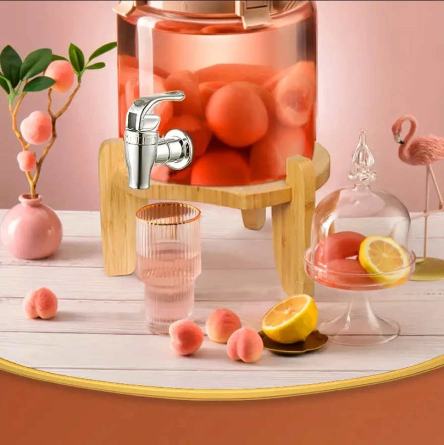 Food Grade Electroplated Plastic Beverage Faucet Cans Juice Faucet Containers Bucket Switch Valve beverage faucet