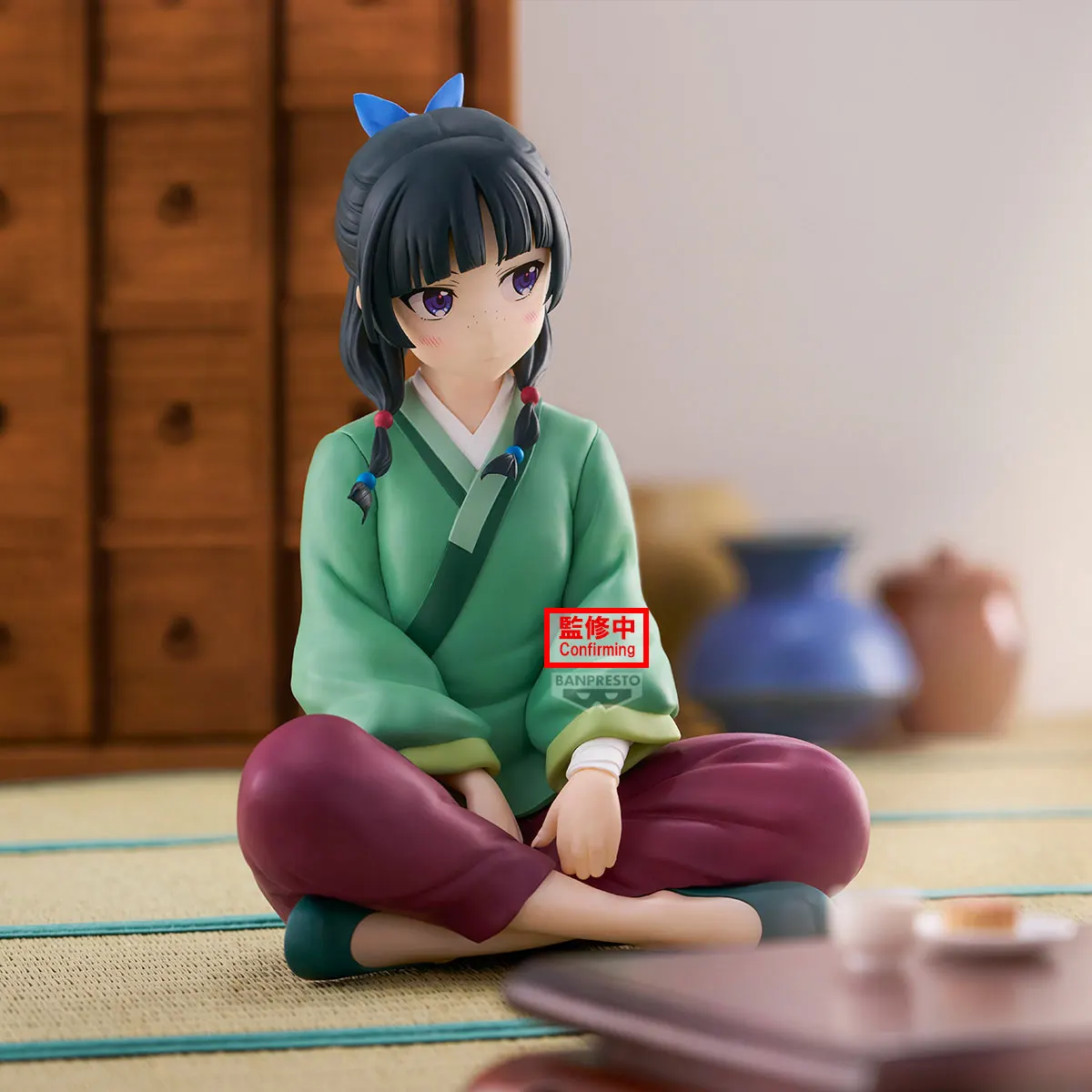 Epitome Maomao - Figura de anime The Apothecary Diaries, figura de chica linda de 17 cm, posición sentada, modelo de PVC, colección de estatuas, adornos de escritorio, regalos Epitome Maomao - Figura de anime The Apothecary Diaries, figura de chica linda de 17 cm, posición sentada, modelo de PVC, colección de estatuas, adornos de escritorio, regalos