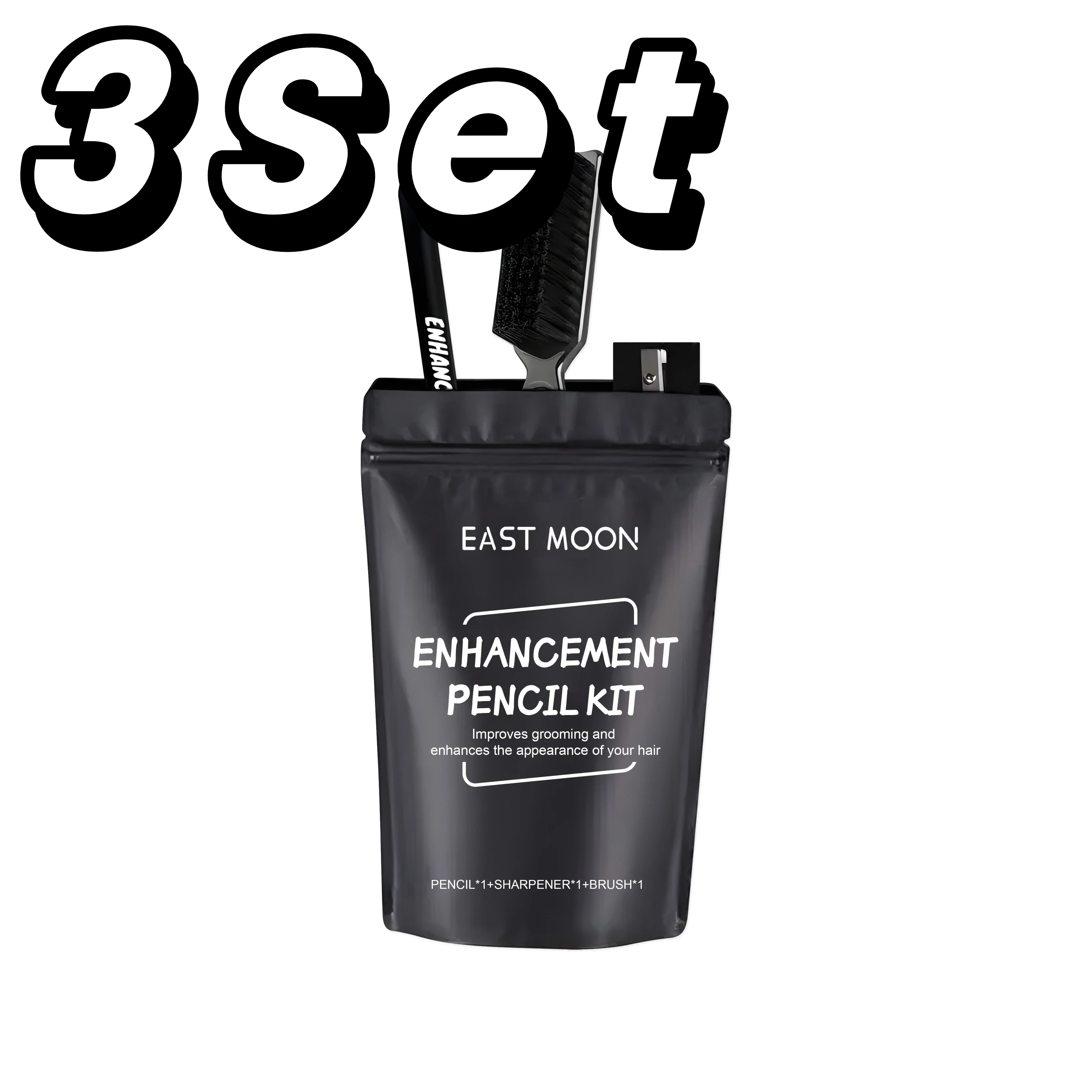 סט מילוי עט זקן מיידי רב תכליתי מילוי קו השיער עט עיצוב עמיד למים עט צביעה לטיפוח השיער