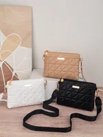 Petit sac à main carré, mini sac pour téléphone, sac nouveau style, broderie compacte, porte-monnaie triangle à la mode pour dames 6