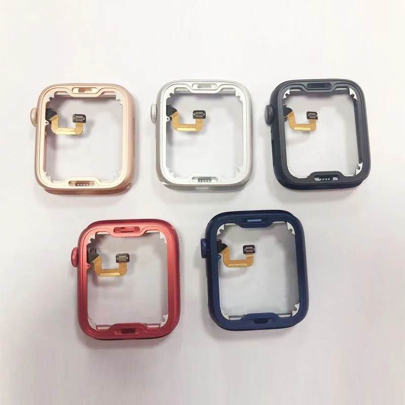 Mittel rahmen gehäuse mit digitaler Krone Power Button Lautsprecher Flex kabel für Apple Watch Serie 4 5 se 6 7 40 mm 44mm – Detail 7
