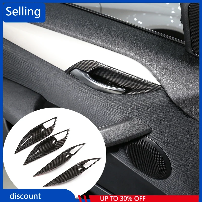 

Углеродное волокно для BMW X1 E84 2011-2015 ABS Хромированная Крышка для внутренней двери автомобиля отделка автомобильные аксессуары быстрая доставка