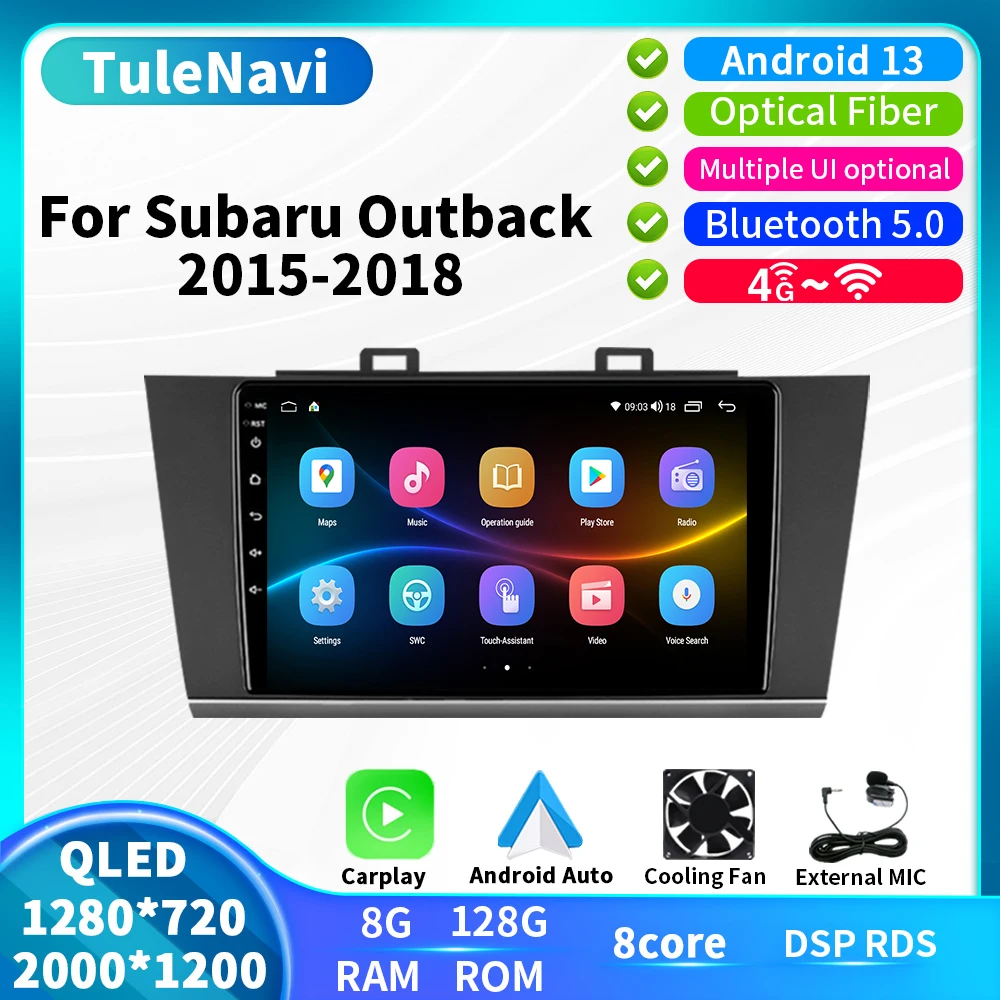 CarplayAutoAudioPlayerForSubaruOutbackLegacy2015201620172018