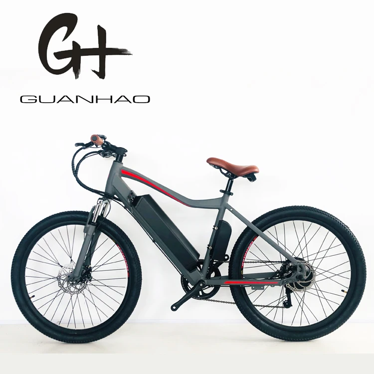 26" 500W 45KM/H 48V 14AH Lithium Battery Adult Aluminum 7 Speeds Disc Brake Fast Cheap UL2849 Electric mountain Bicycle