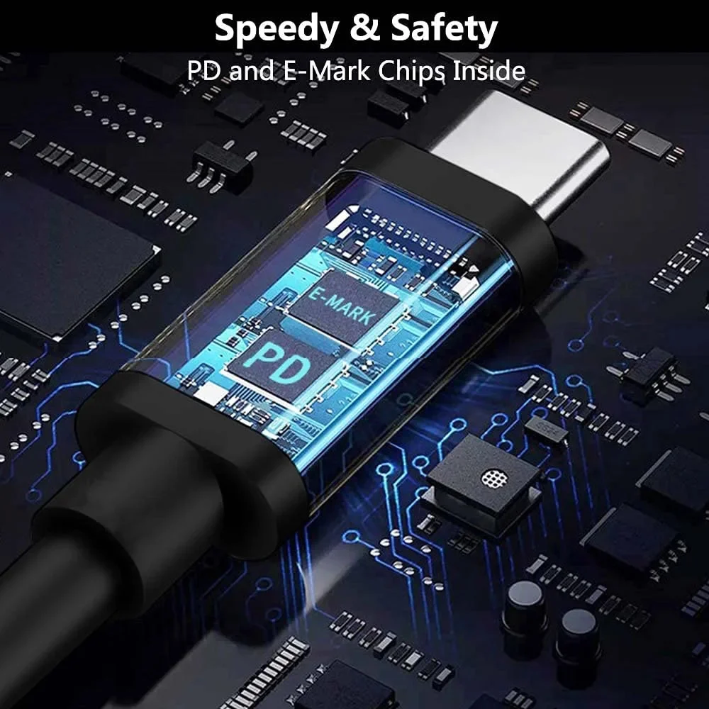 100W 유형 C 5.5x2.5mm 남성 변환기 케이블 DC 노트북 USB C PD Asus Lenovo Toshiba 노트북 (18-20V) 용 고속 충전 코드