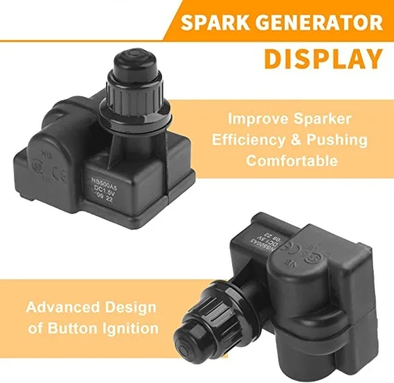 BBQ Gas Grill AA Battery Universal Spark Generator Push Button Ignitor For Broil King Kenmore Sears 1/2/3/4/5/6 Outlet barbecue grill