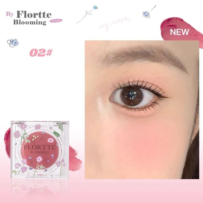 FLORTTE Narcissism series multi-purpose powder blusher cream eye shadow lip mud lipstick multi-purpose cosmetics 3
