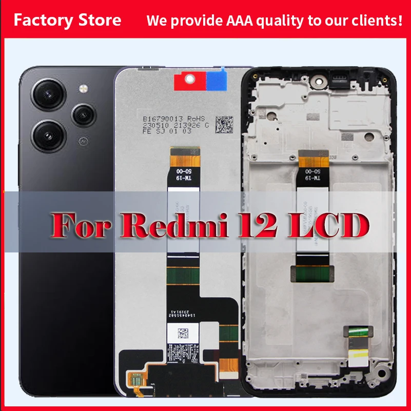 Factory Store gsm-hurt-etui-do-xiaomi-redmi-12-4g-23053rn02a-silicon-case-czerwone